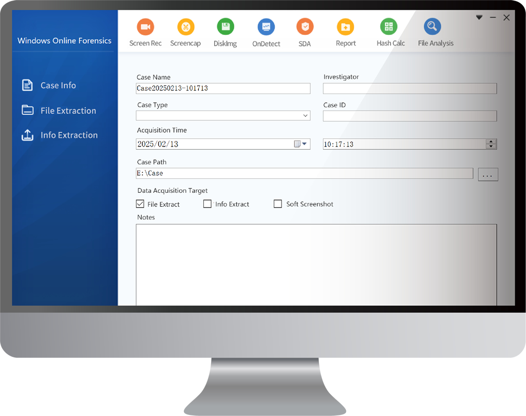 OFS Online Forensic System